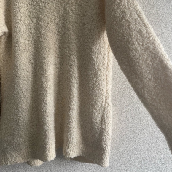 Aritzia Wilfred Free Aronsom Mohair Wool Blend Boucle Longline Cardigan Minimal - Picture 5 of 9